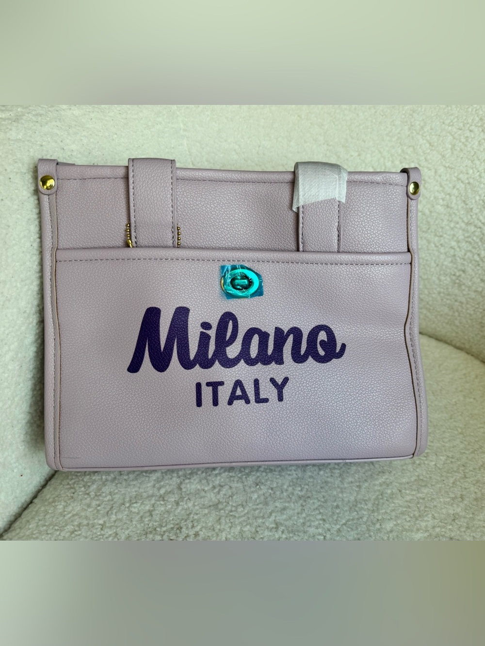 Milano Italy Lavender Tote Bag - Fashionable Women's Handbag
